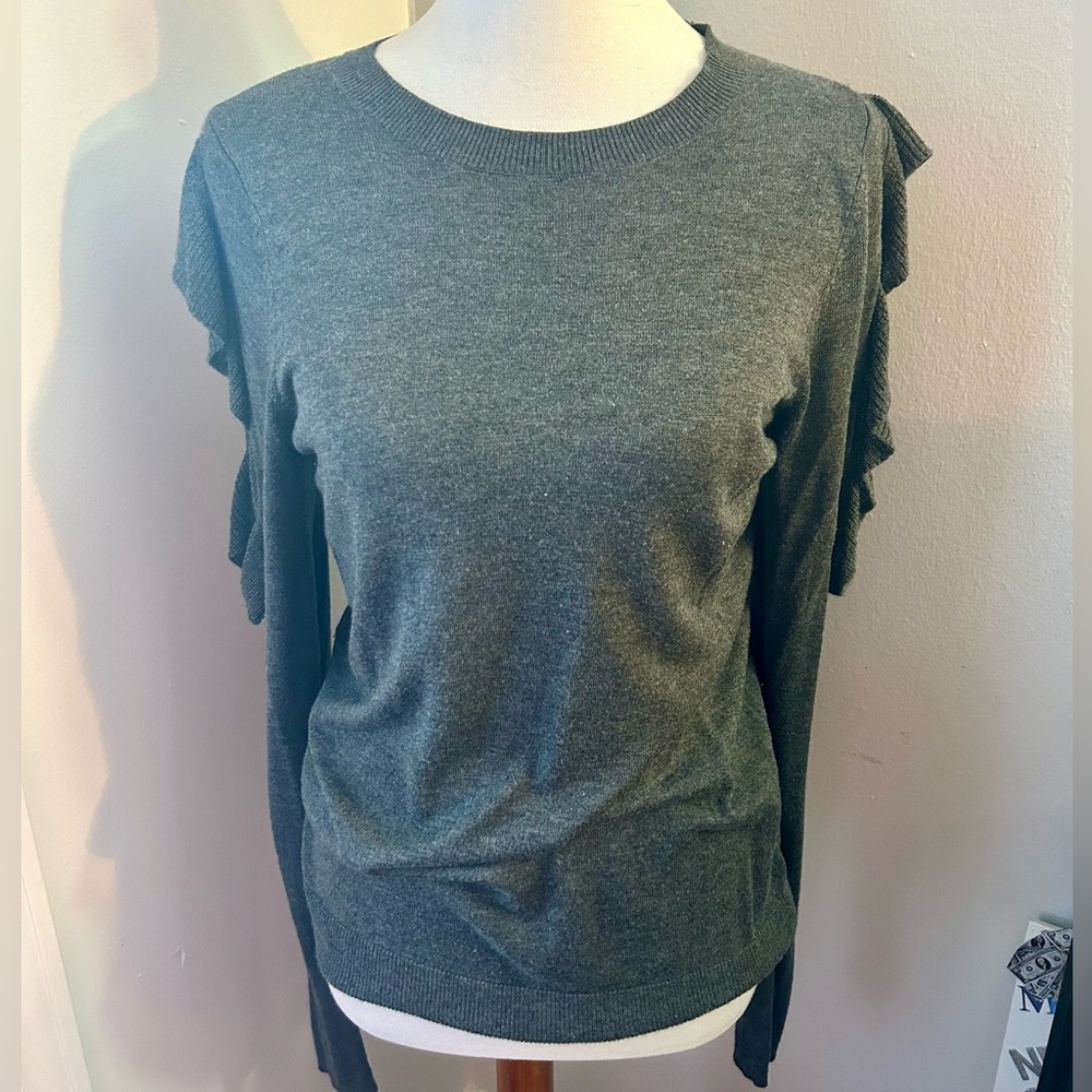Cold Shoulder Ruffle Top